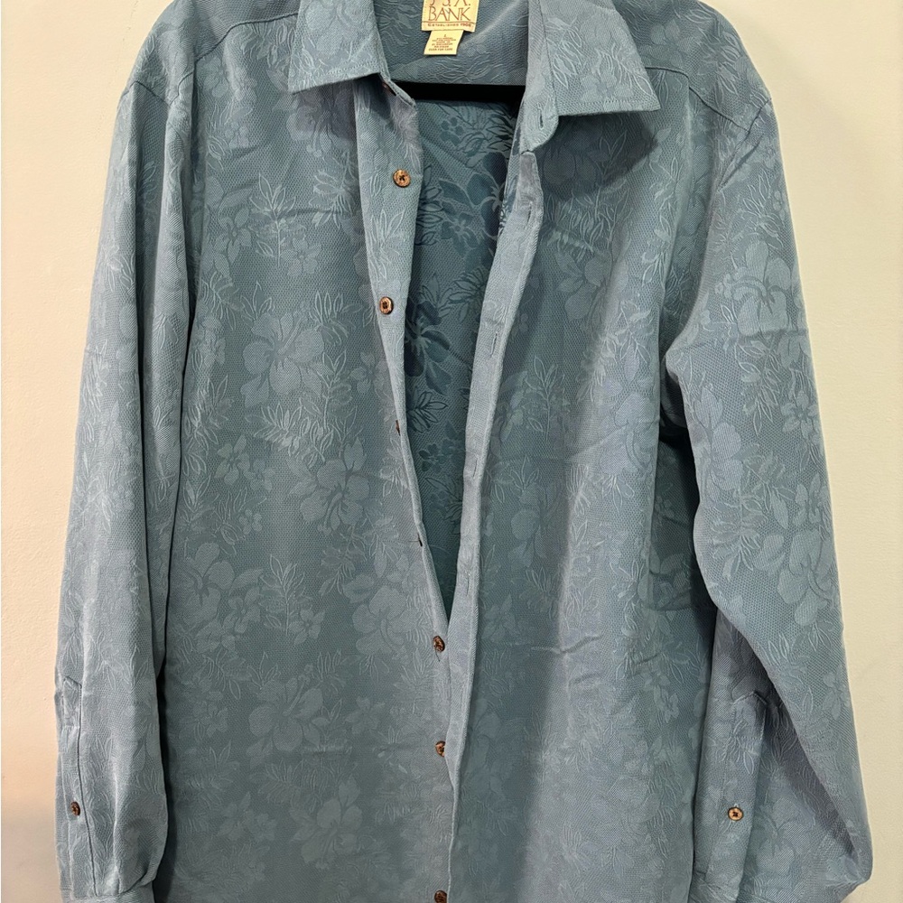 Men's Blue Floral Jacket